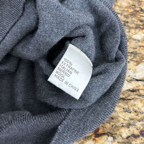 Peter Millar Gray Merino Wool Classic Pullover Sweater Vest Size XL - Picture 5 of 9